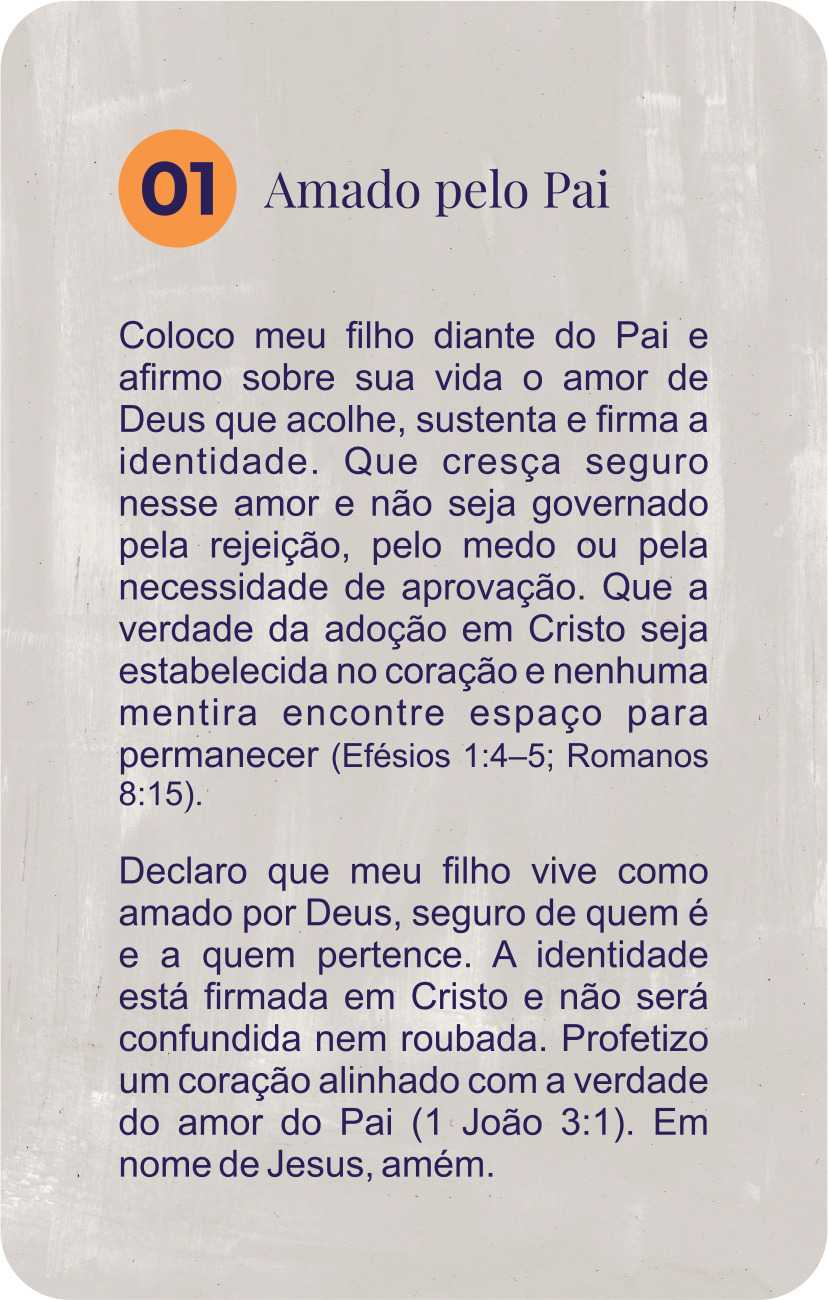 Card de oração em destaque